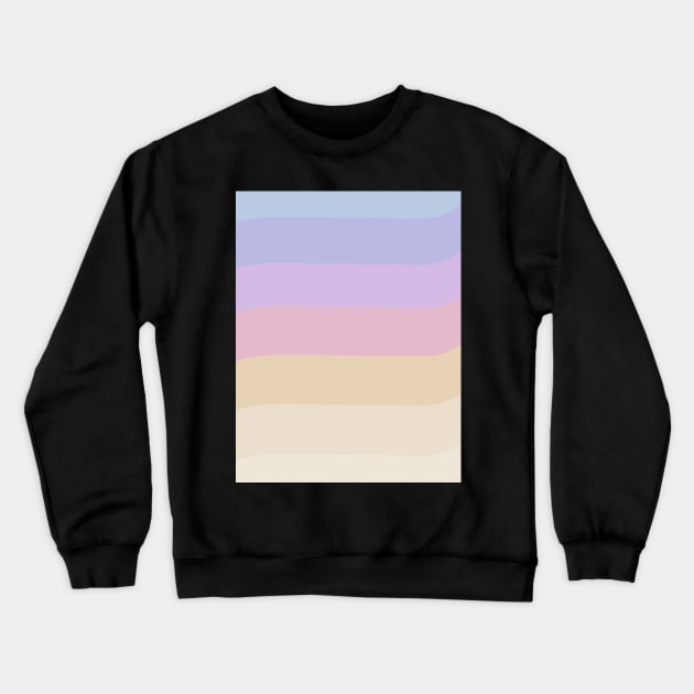 Colors of the sunrise, striped pattern Crewneck Sweatshirt by marina63